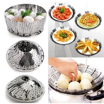 Xửng hấp inox gấp gọn