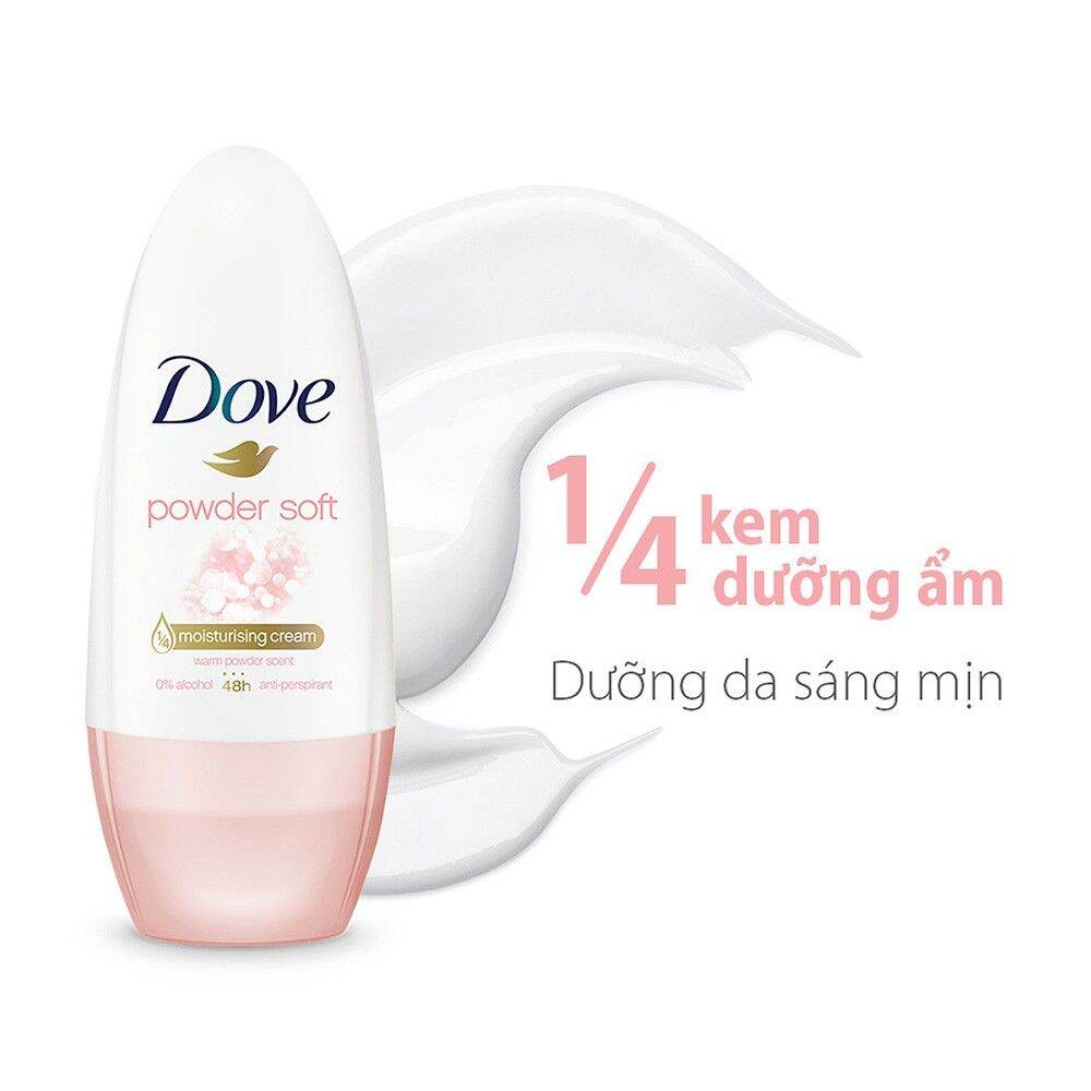 Lăn khử mùi Dove dưỡng da sáng mịn 40ml