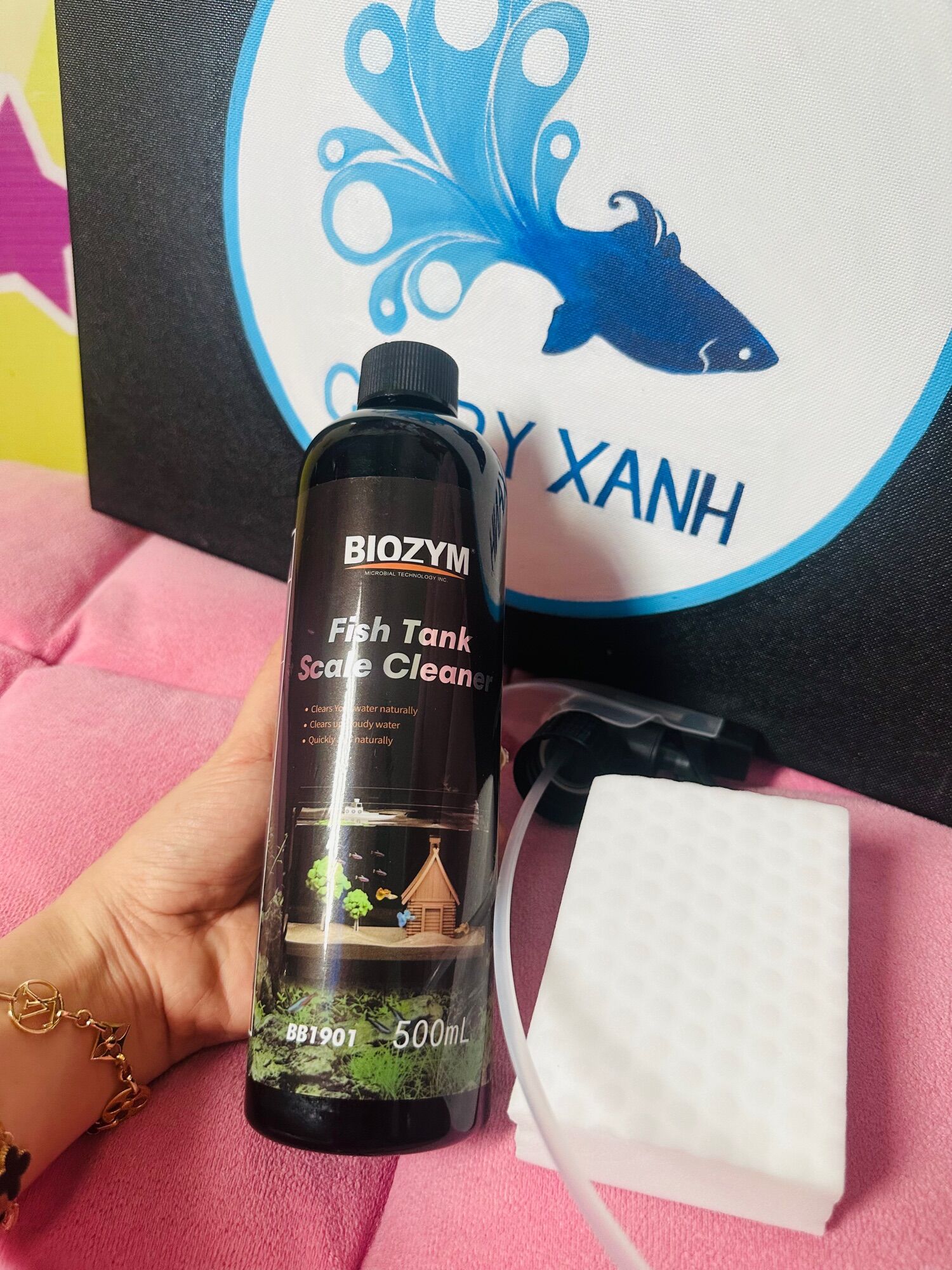 Biozym Scale Cleaner (500ml) tẩy cặn canxi hồ cá siêu sạch