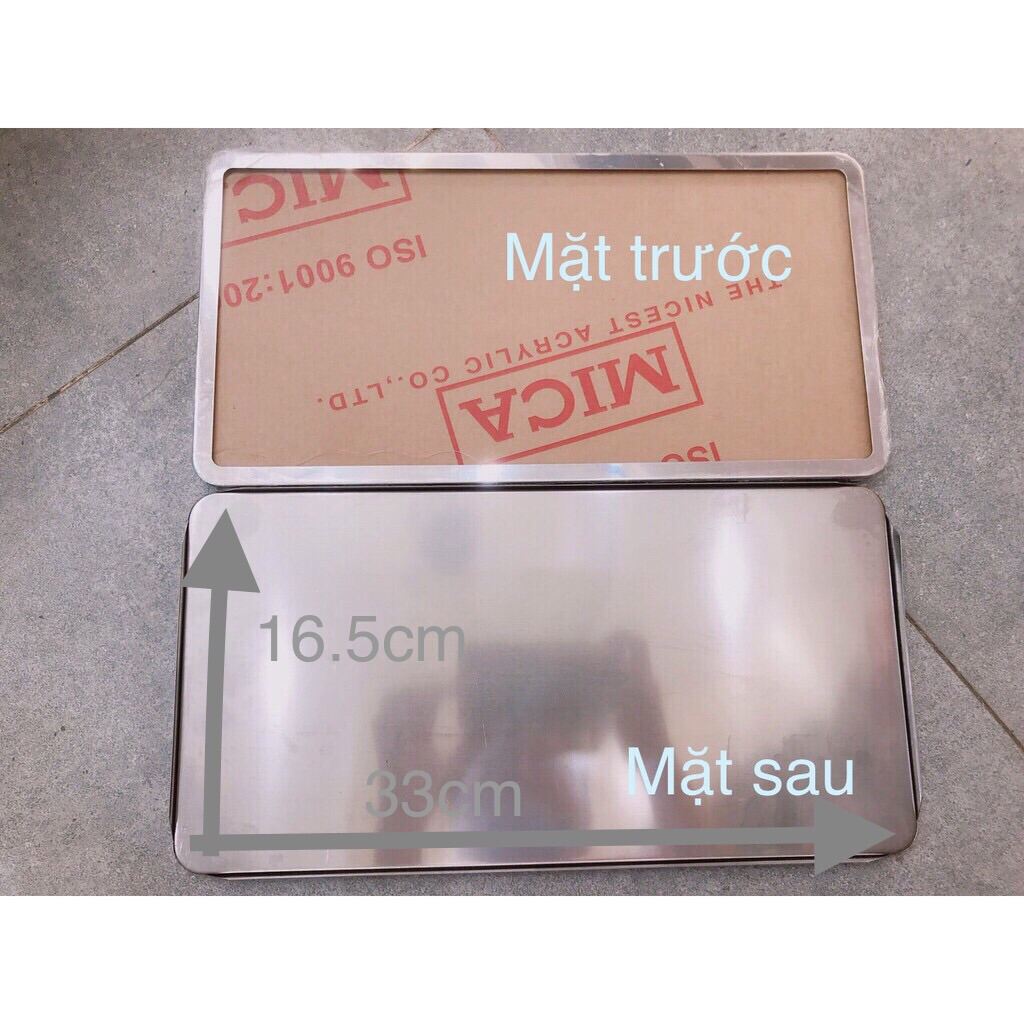 (GIÁ 1 CÁI) BIỂN SỐ Ô TÔ KHUNG DẸP TRƠN THEO SIZE MƠI - Thủy Tiên Racing