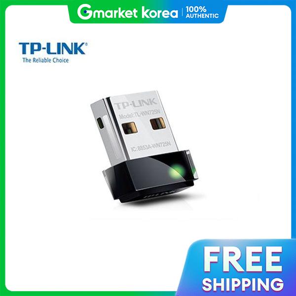 TP-Link | Tp-Link Wireless Lan Card Tl-Wn725N Desktop USB Giá 718,500 Đồng*Miễn phí vận chuyển