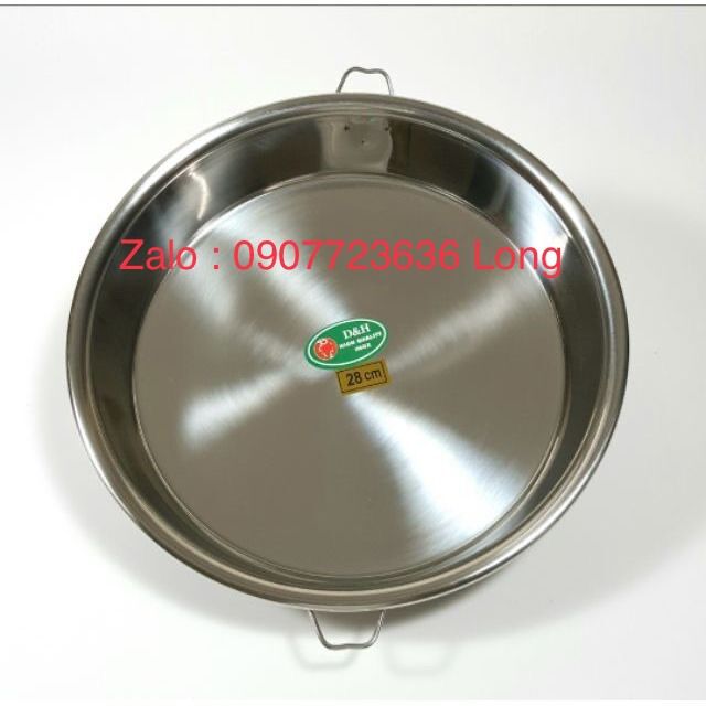 Khay inox tròn, bơ inox ,xửng tròn inox , hấp đa năng , cao cấp đủ size từ 16cm đến 30cm cao 5cm