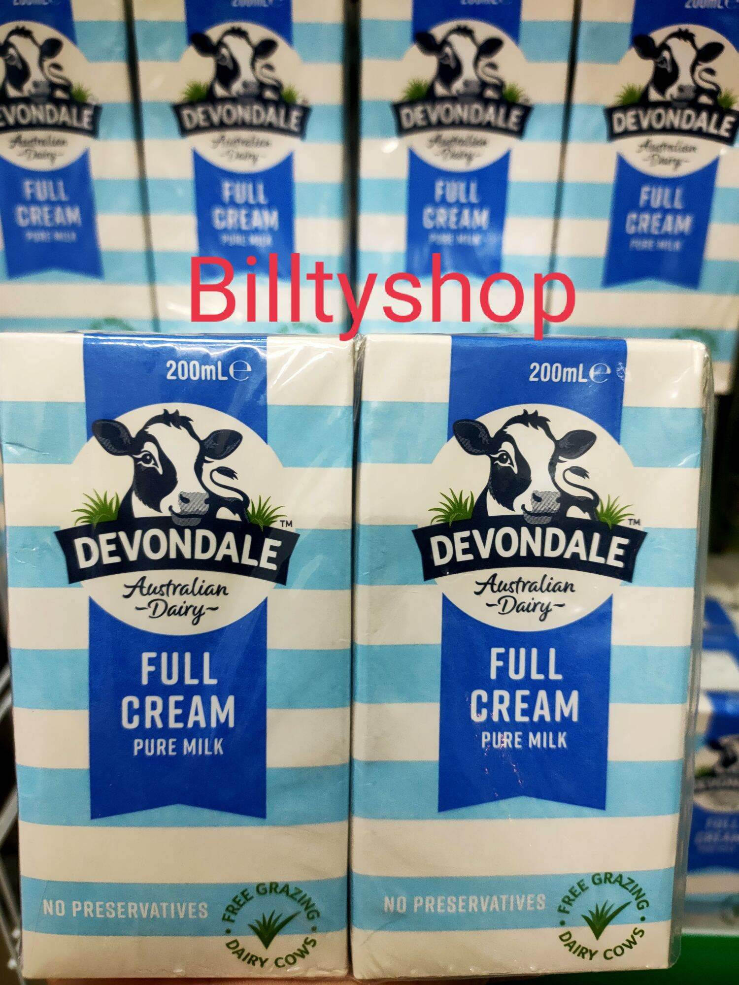 Thùng sữa Devondale nguyên kem Úc 24 hộp (24hộp x200ml)