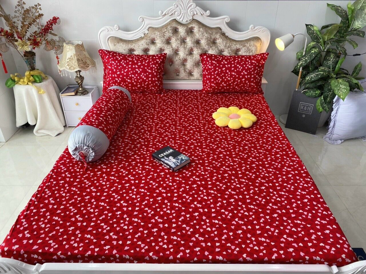 Bộ 4 món ga trải giường THUN LẠNH HÀN QUỐC