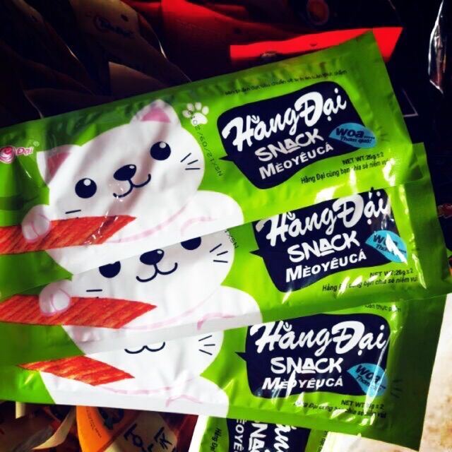Bịch 30 gói snack mèo yêu cá hằng đại