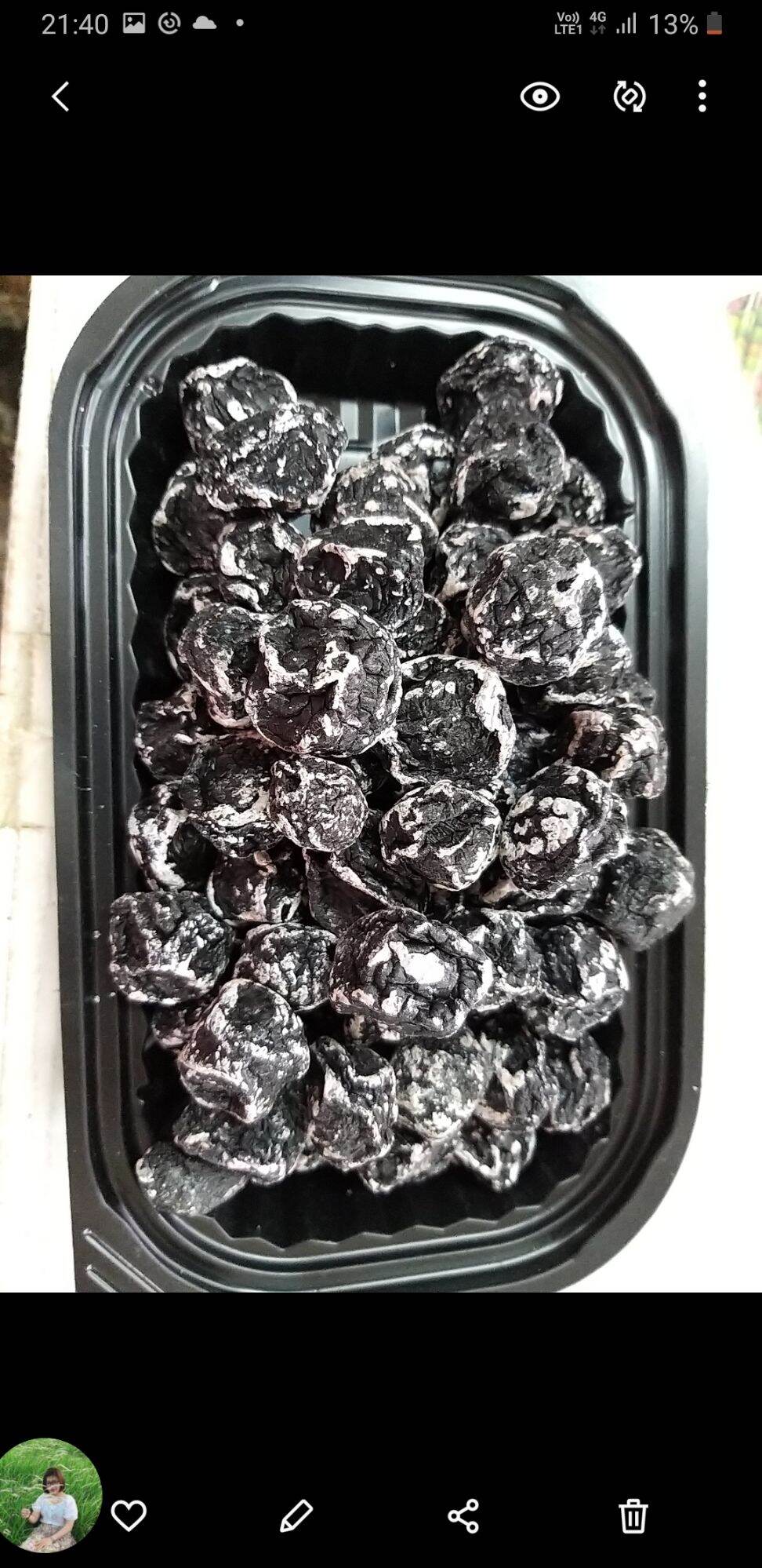 500gram ô mai xí muội đen Thái