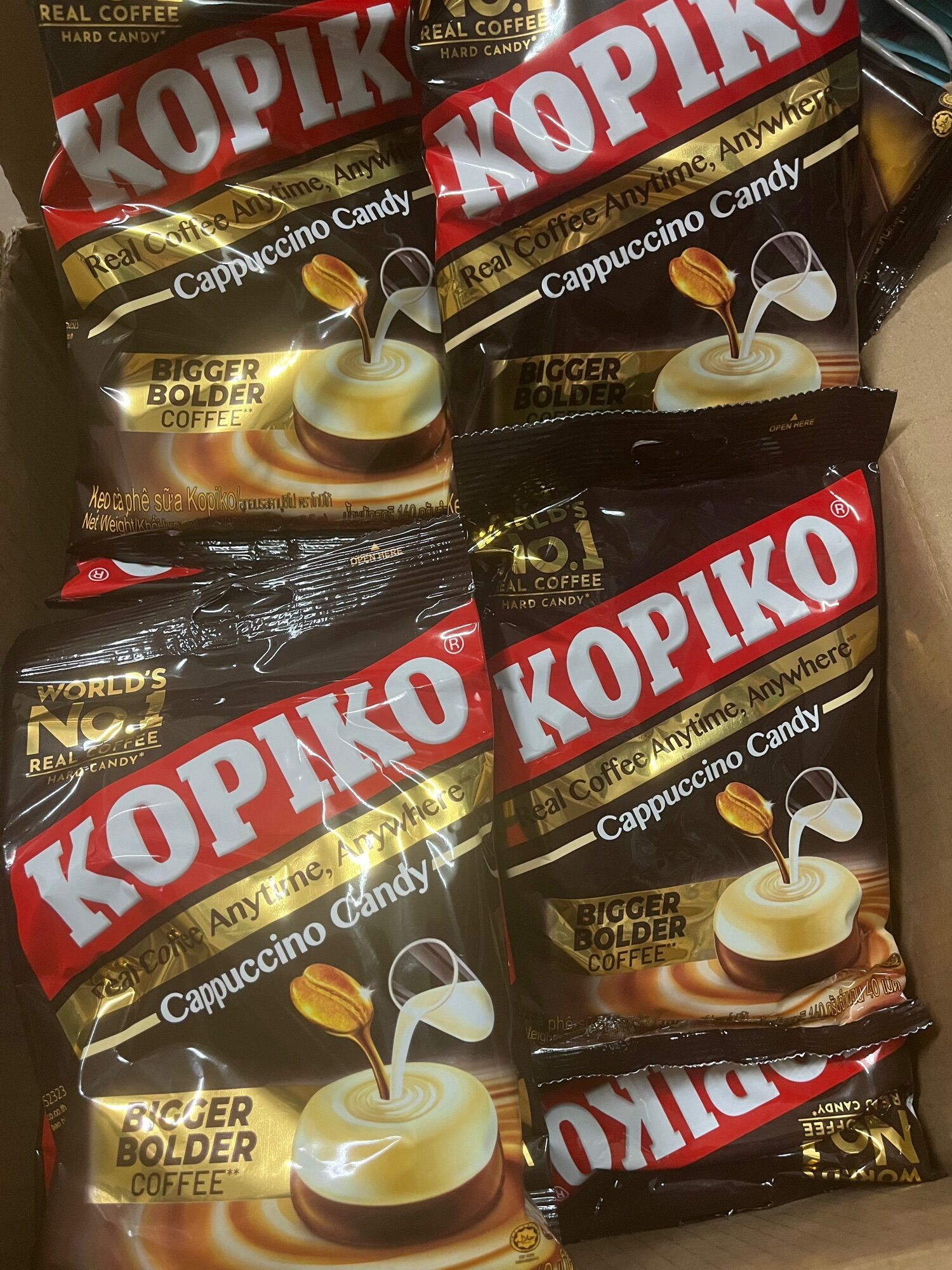 Kẹo cafe Kopiko - combo 5 gói vị sữa