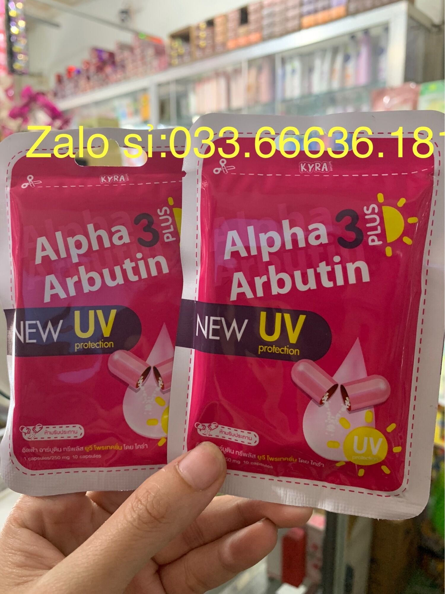 Viên kích trắng Alpha Arbutin vĩ 10 viên
