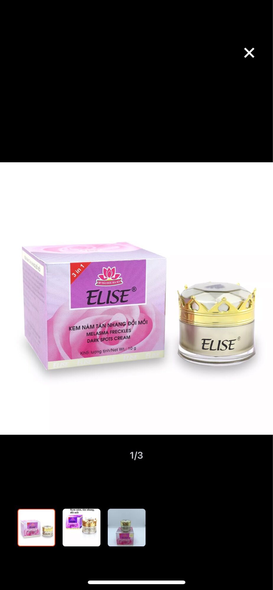 Kem Elise nám tàn nhang đồi mồi 10g