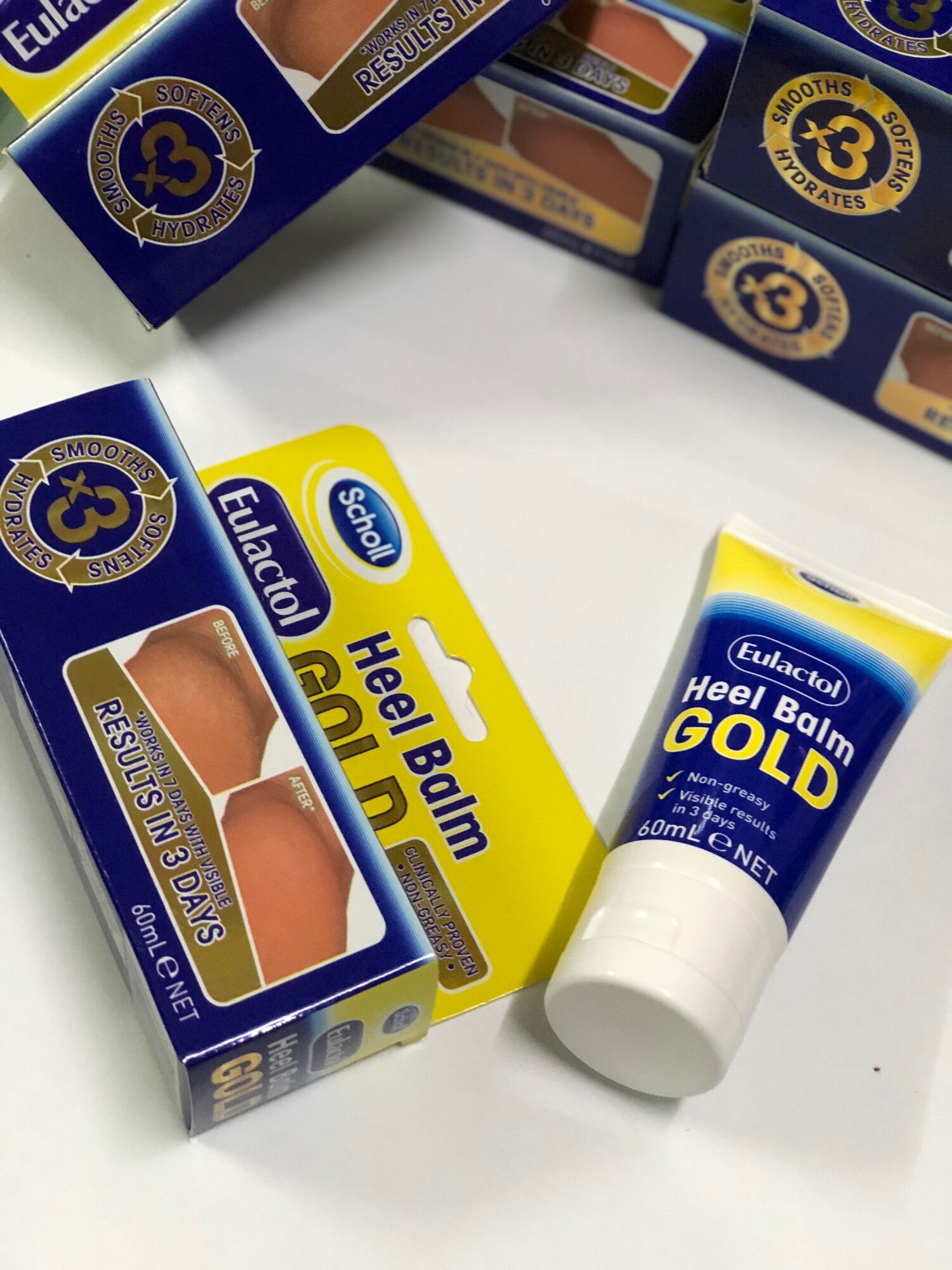 Kem giảm nứt gót chân Eulactol Heel Balm Gold của Úc
