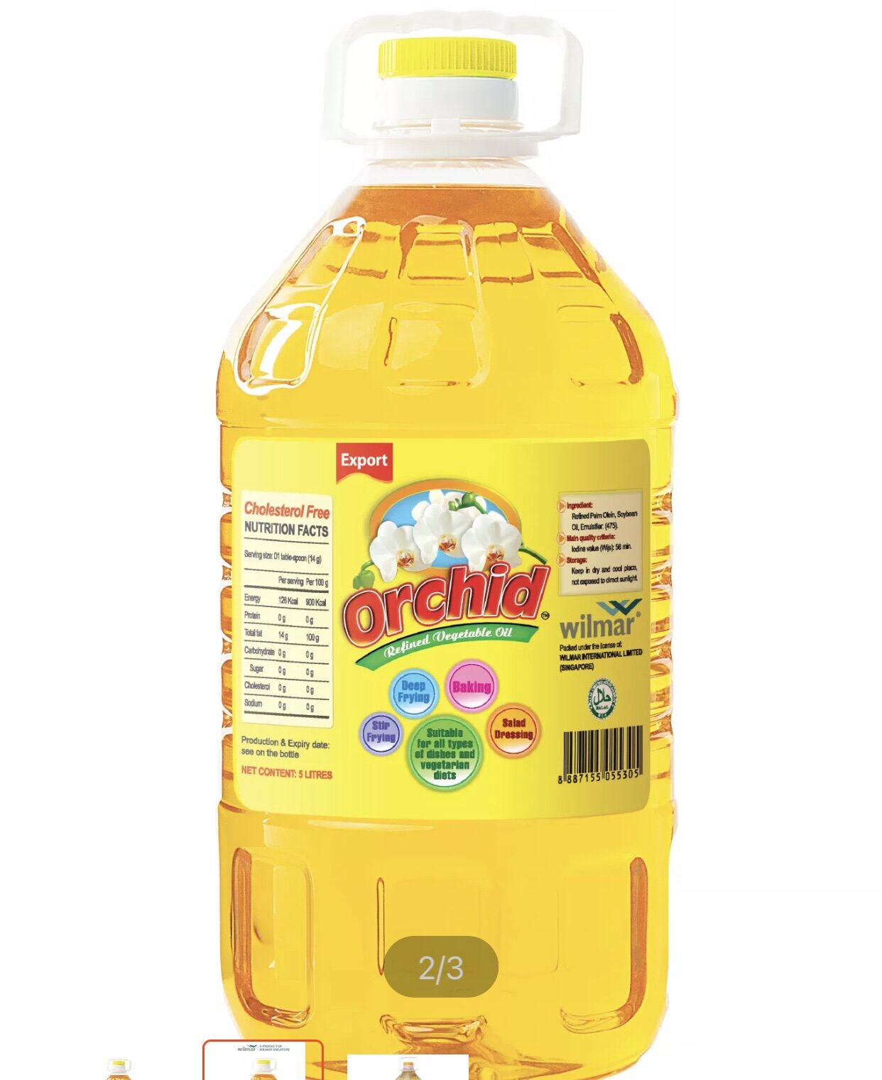 Dầu ăn orchid can 4,5lít