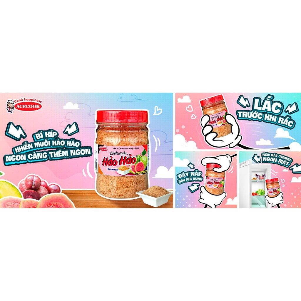 1 Lốc 6 hũ muối chấm Hảo Hảo chua cay 🌶 ( Chính hãng Acecook Việt Nam )