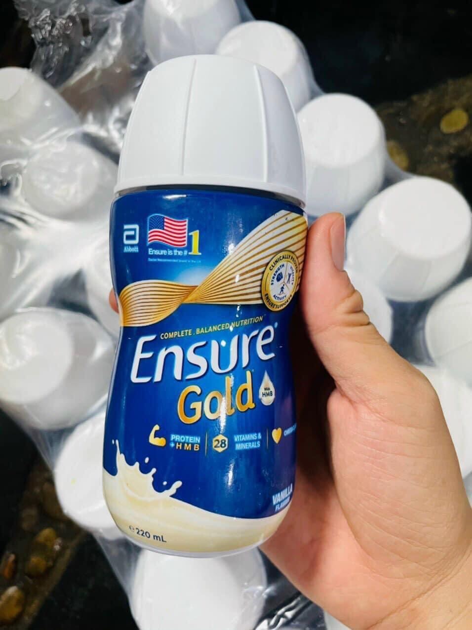 Combo 6 chai sữa Ensure Gold 220ml dạng nước _ Mỹ