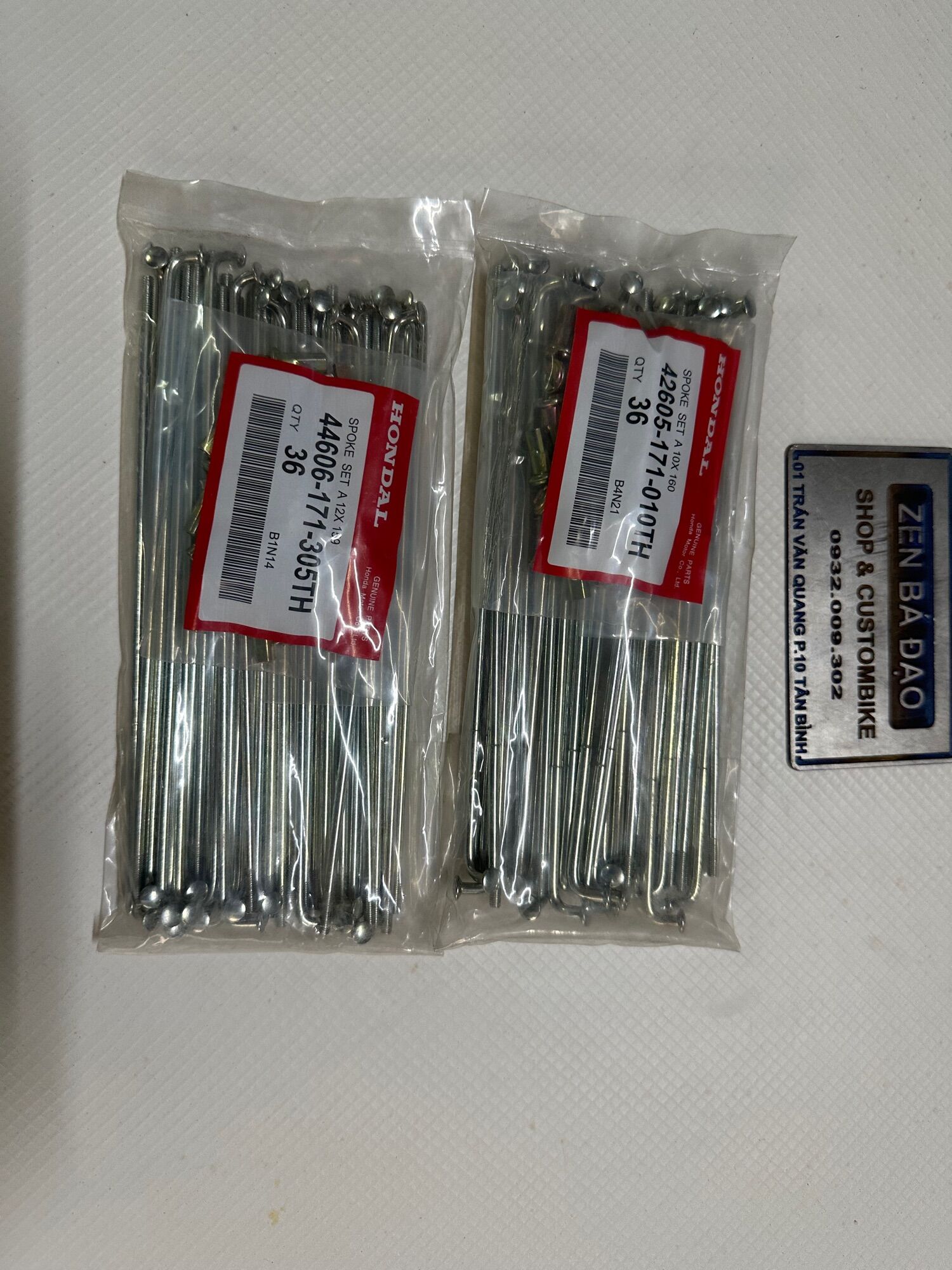 Bộ căm bắp chuối trước - sau cho de 67-Cub