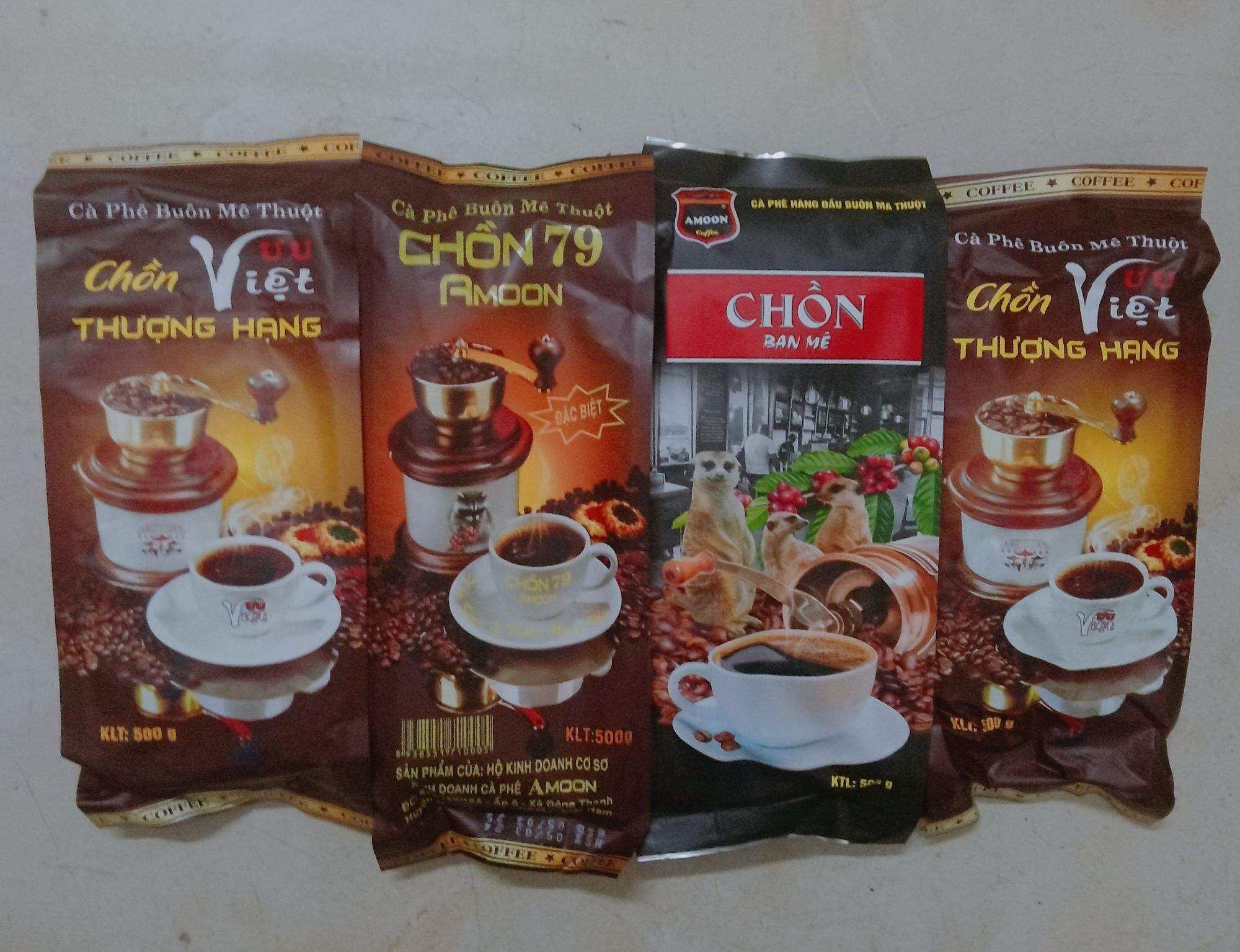 combo 2kg cà phê hương chồn, 2gói thượng hạng, 1gói ban mê, 1gói 79