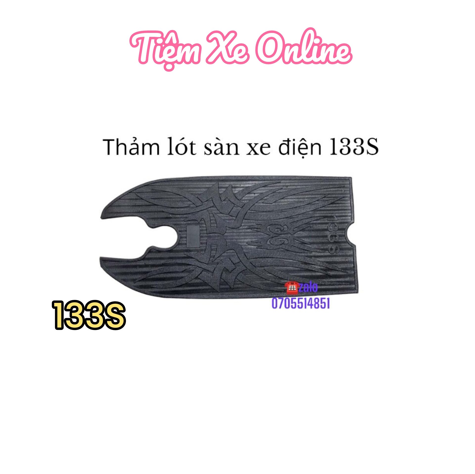 Thảm sàn để chân cao su xe điện 133S