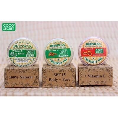 Kem dưỡng da dầu dừa sáp ong 100% thiên nhiên coco secret dưỡng ẩm sáng da