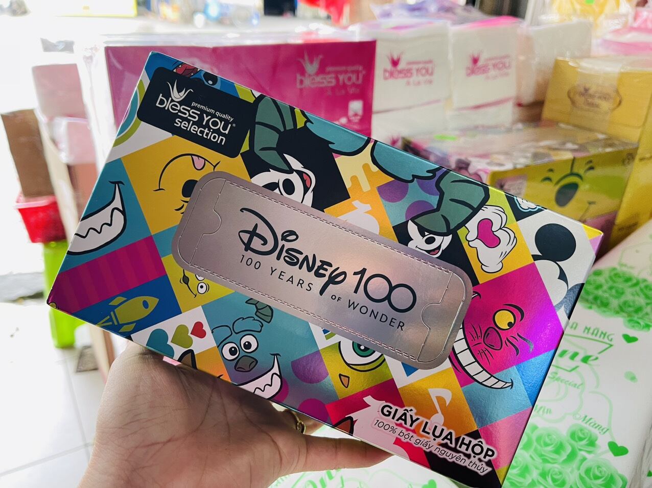 Khăn Hộp Bless You Selection Disney 100 tờ