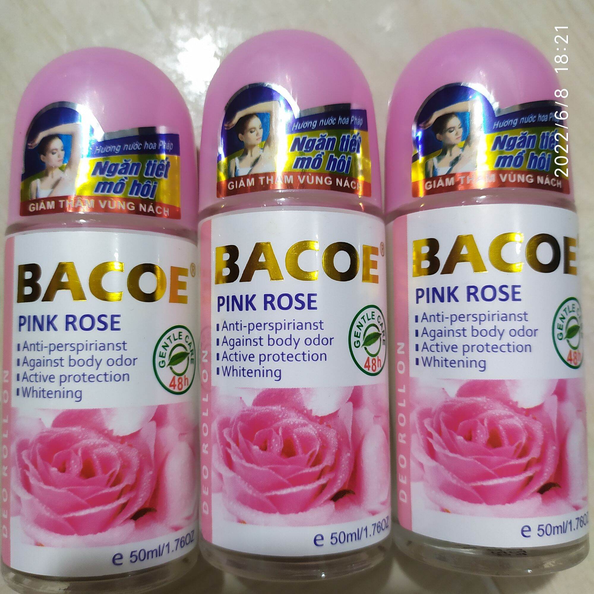 LĂN KHỬ MÙI TRẮNG DA BACOE 50ML