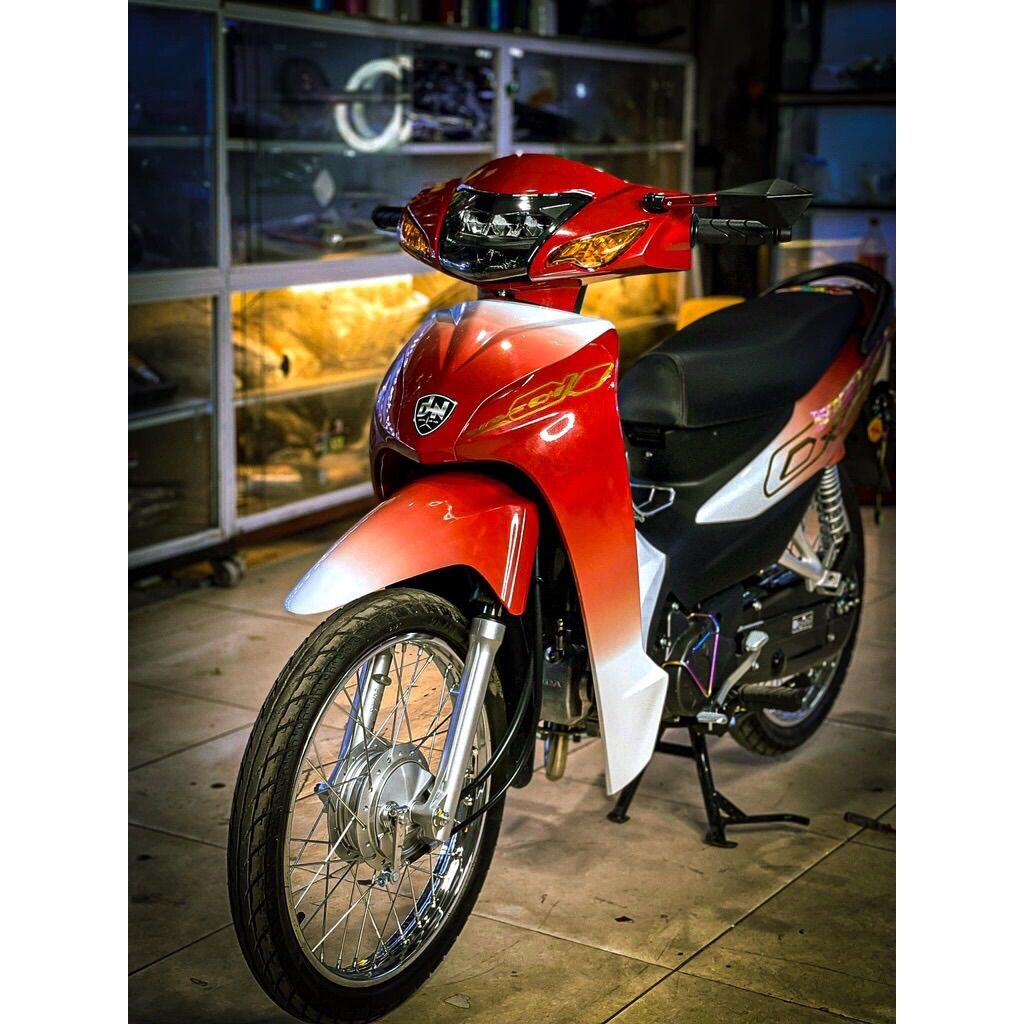 Tem Cắt Crom Vàng Cao Cấp Gắn Wave 50/100/110cc