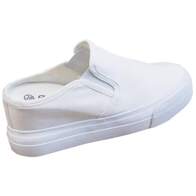 Giầy sục trơn độn đế cao 7cm kiểu dáng basic