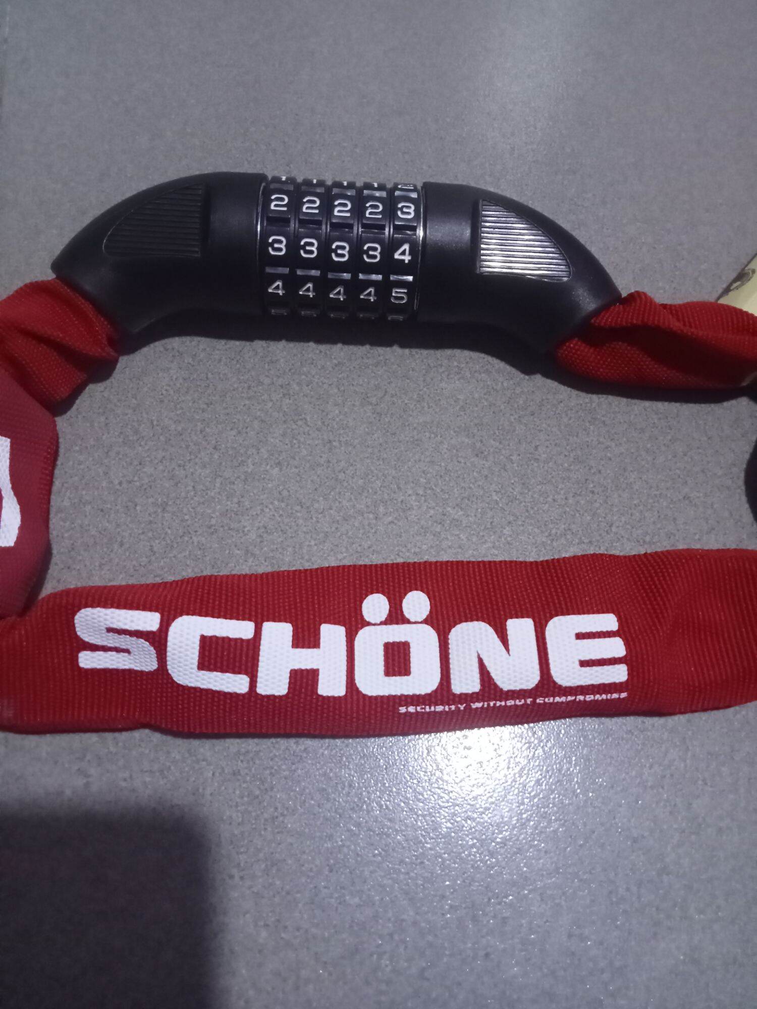 Khoá số dây xích 1m chính hãng Schone
