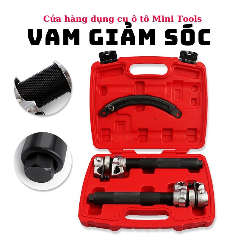 Bộ vam tháo lắp lò xo giảm xóc, Vam tháo lắp lò xo phuộc , Cảo lò xo giảm sóc, phuộc nhún
