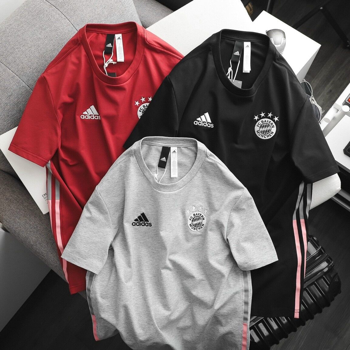 Áo thun ngắn tay Adidass Bayern Munchen full tag cod