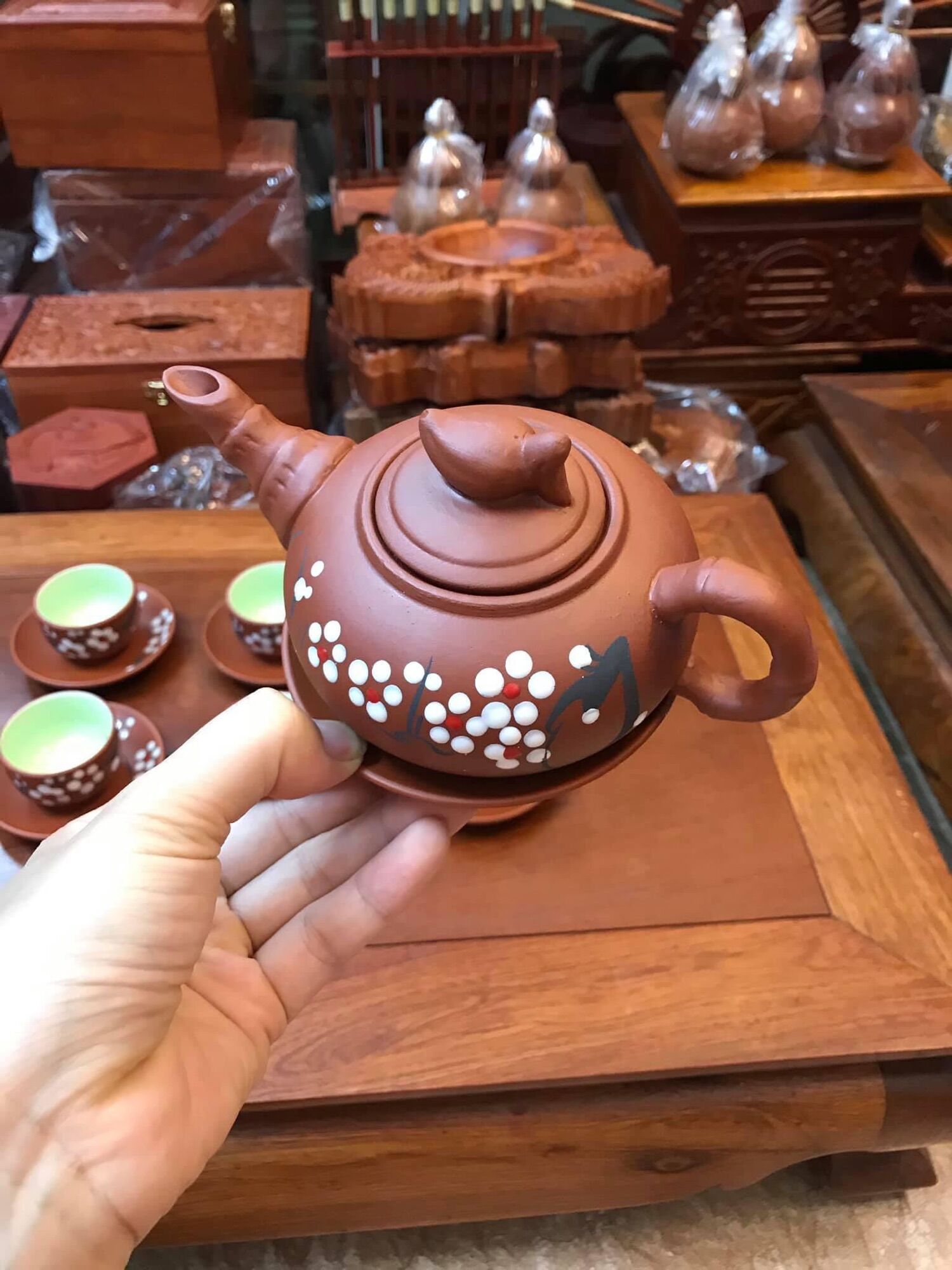 Bộ Ấm Chén Sứ dùng pha trà