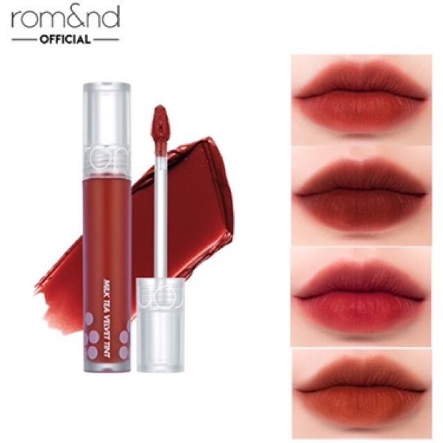Son kem Romand Milk Tea Velvet Tint