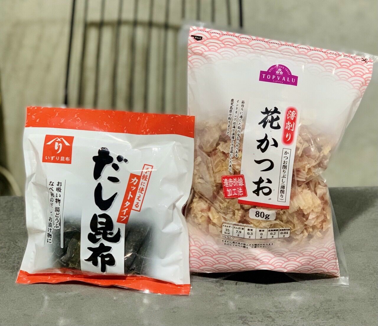Combo cá bào+Tảo bẹ nấu nước Dashi quậy bột cho bé từ 6m+