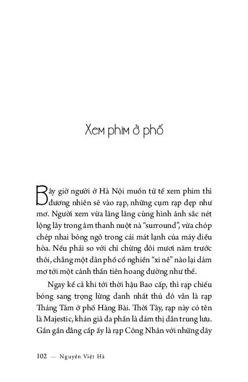 Sách NXB Trẻ - Giọng của Phố (Nguyễn Việt Hà)