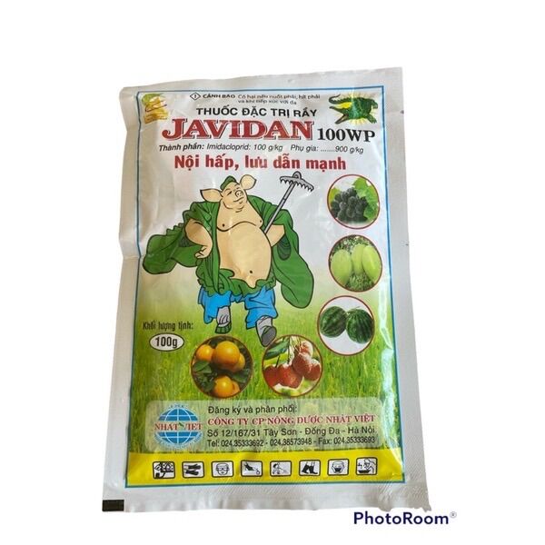 Thuốc trừ bọ trĩ, rầy chích hút Javidan 100WP 100g
