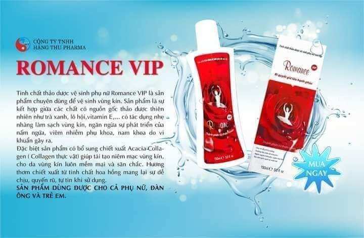 Dung dịch vệ sinh Romance VIP Hằng Thu