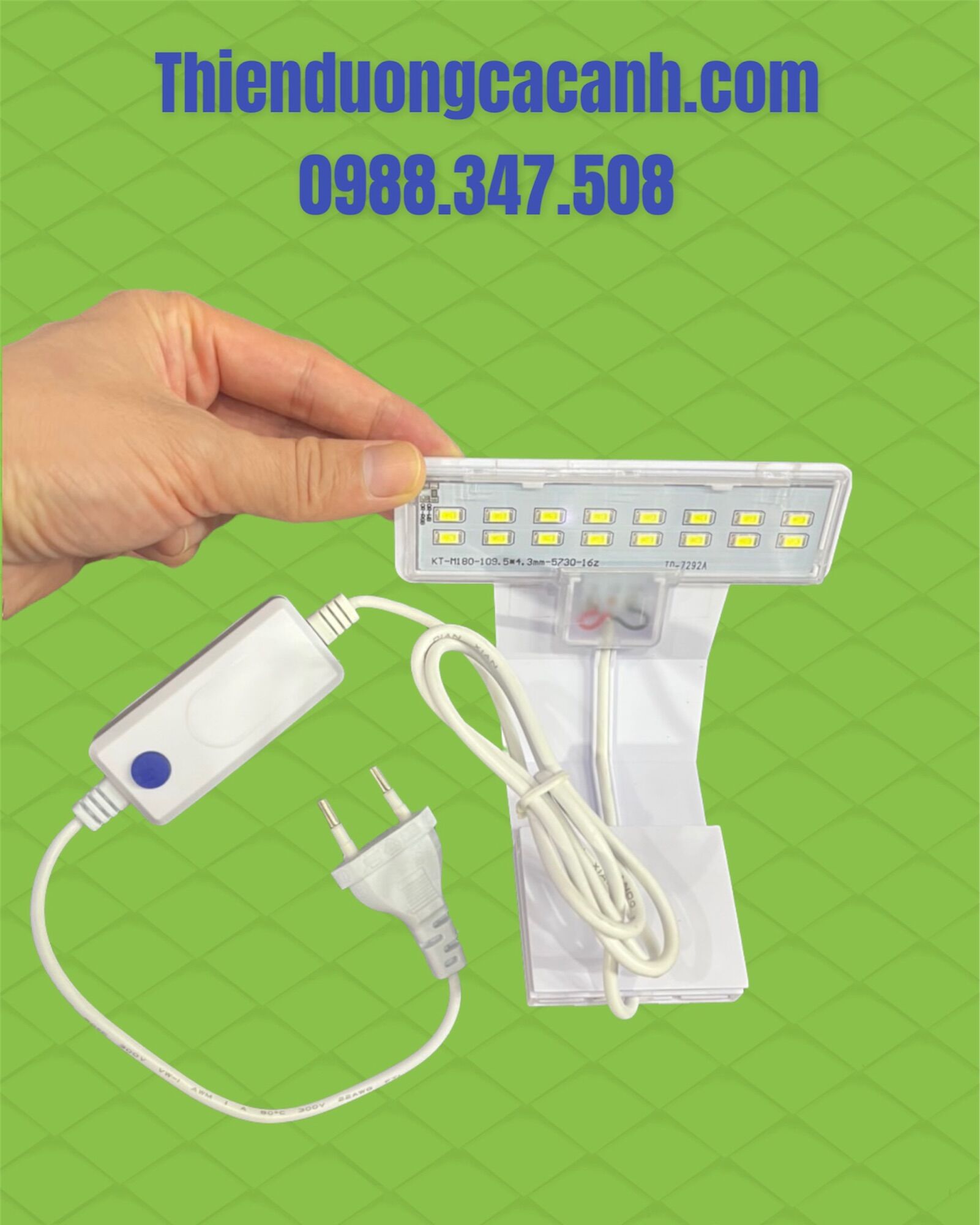 Đèn Led Kẹp Thành Hồ Cá Thuỷ Sinh M-180