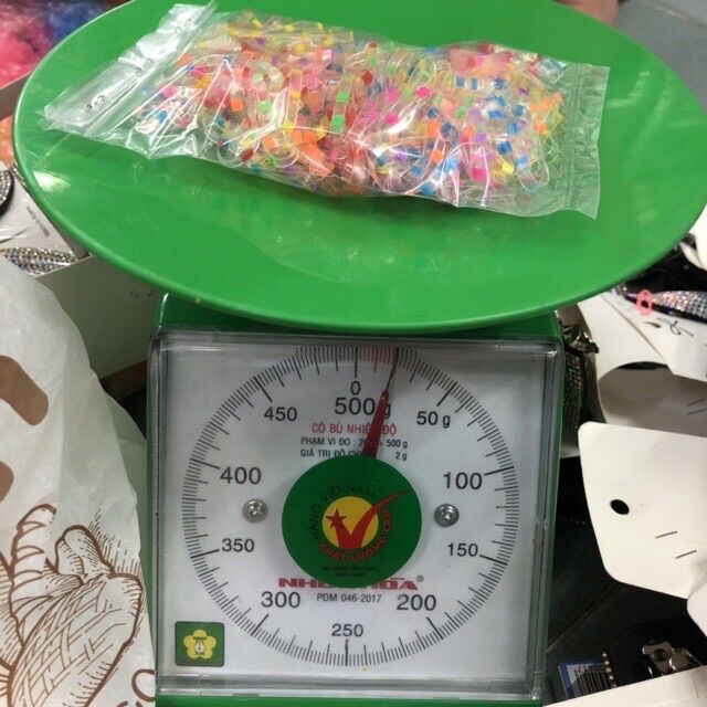 Bịch thun cột tóc đủ màu 20 gram