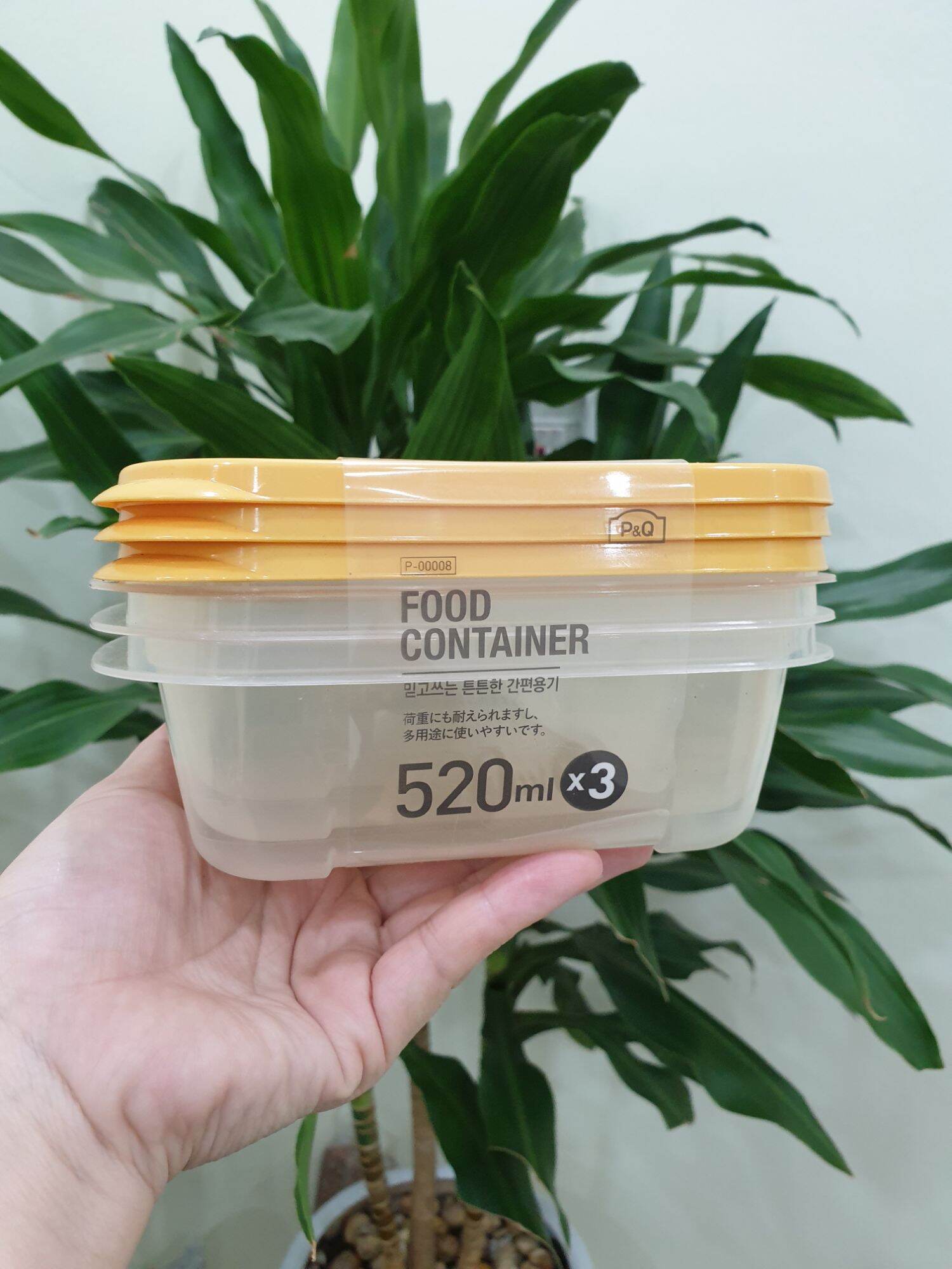 Sét 3 Hộp Bảo Quản Thực Phẩm 520ml EZLock