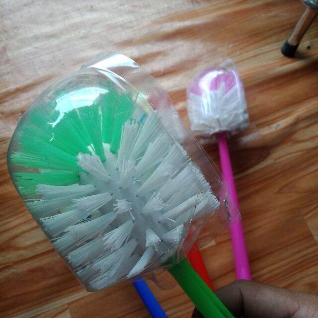 cây chà rửa vệ sinh toilet đầu tròn