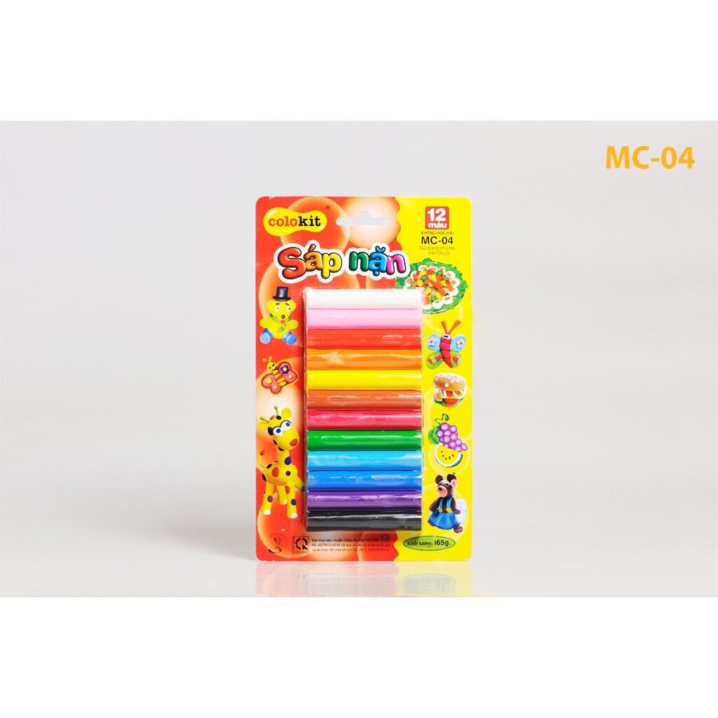 Sáp nặn MC-04 12 màu