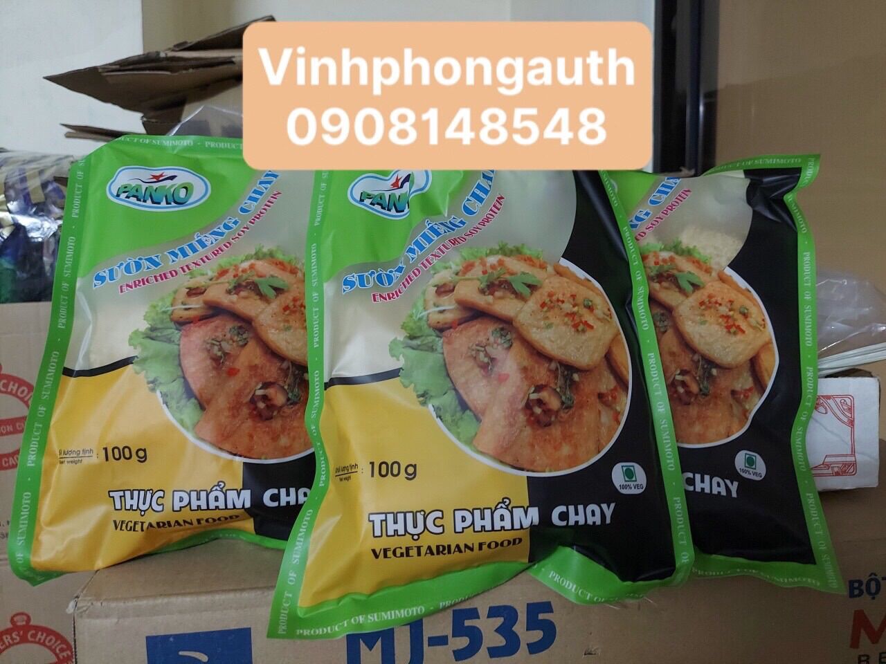 Sườn miếng chay panko gói 100gr