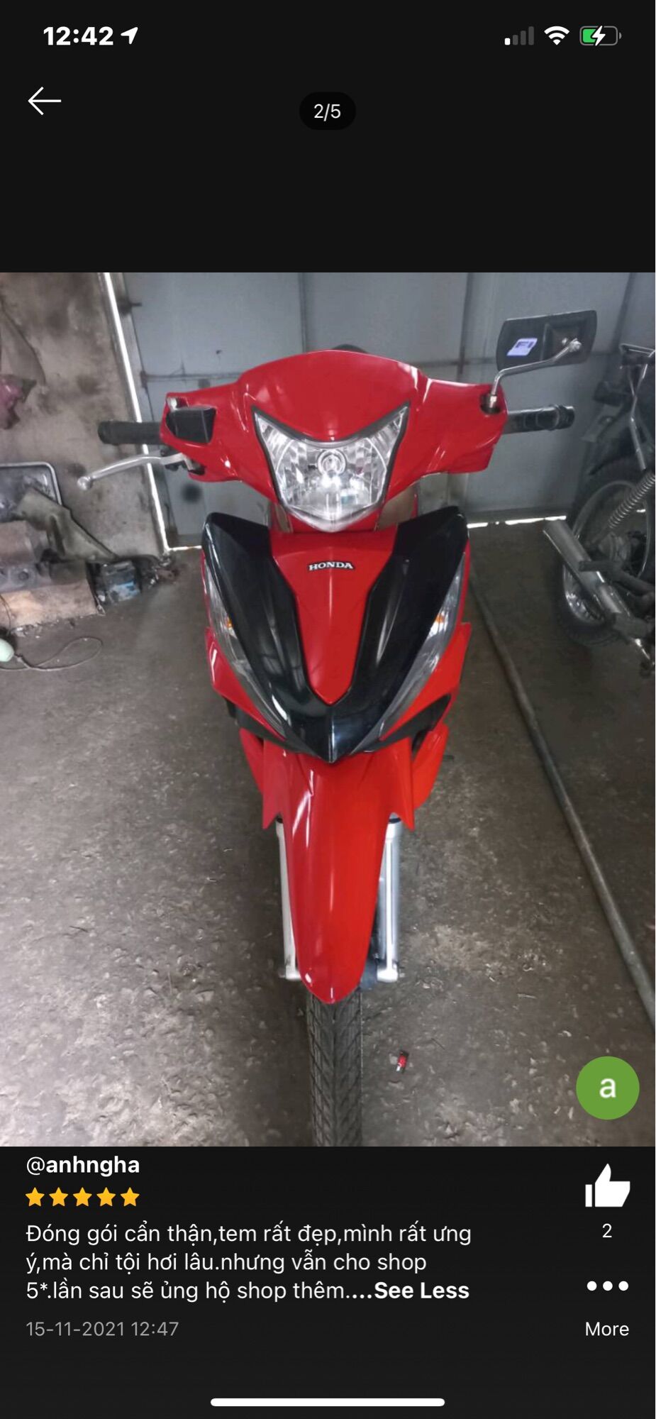 Bộ tem Wave Rsx 110 Fi màu đỏ 2014 hàng nhập Thái Lan
