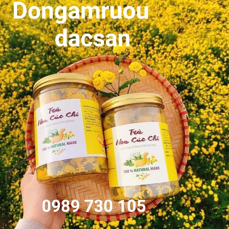 Trà hoa cúc chi sấy thăng hoa thượng hạng 100G