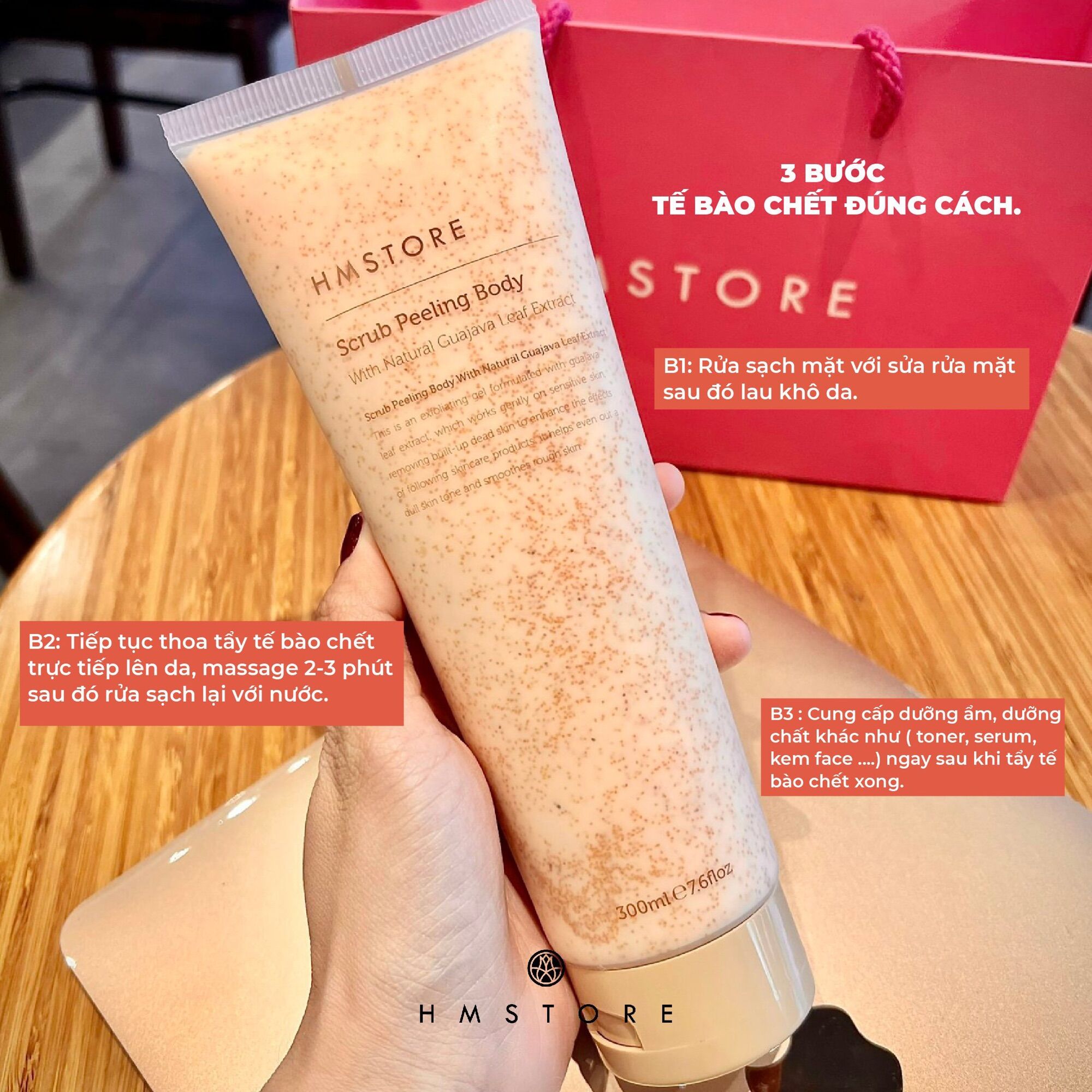 TẨY TẾ BÀO CHẾT FACE VÀ BODY HM STORE