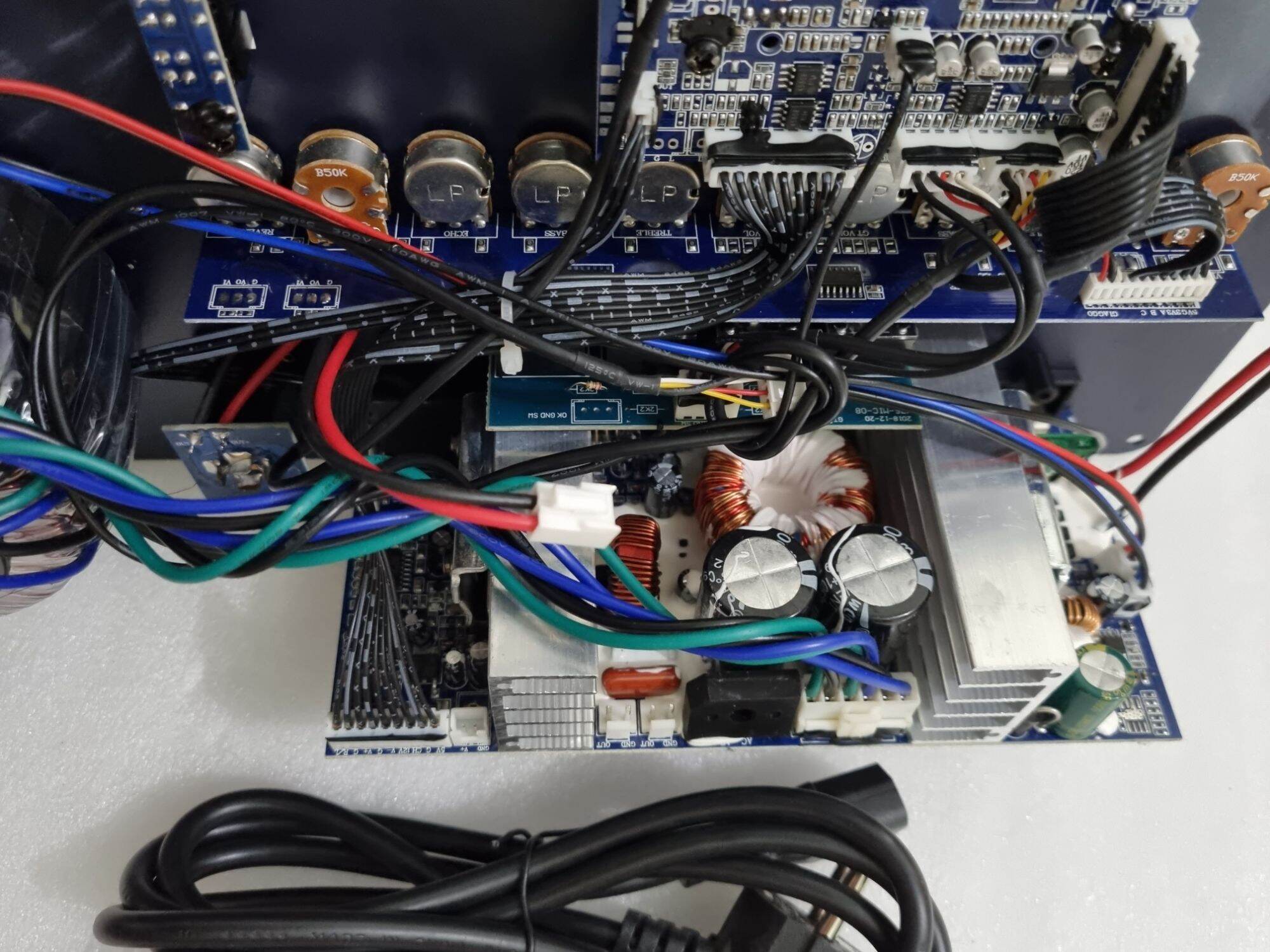 Board mạch loa kéo 4 tấc đôi công suất lớn