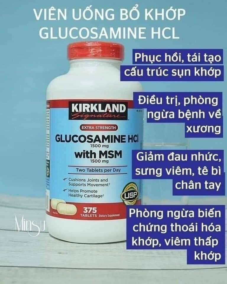 Viên Uống Bổ Khớp Glucosamine Hộp 375 Viên