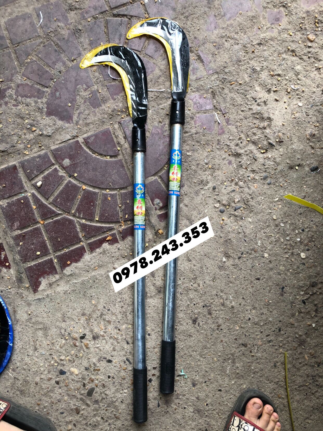 Dao phát cỏ - chặt cây cán 60cm - chắc khoẻ loại 1
