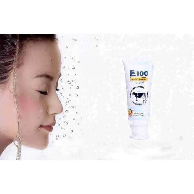 sữa rửa mặt E100 bò sữa