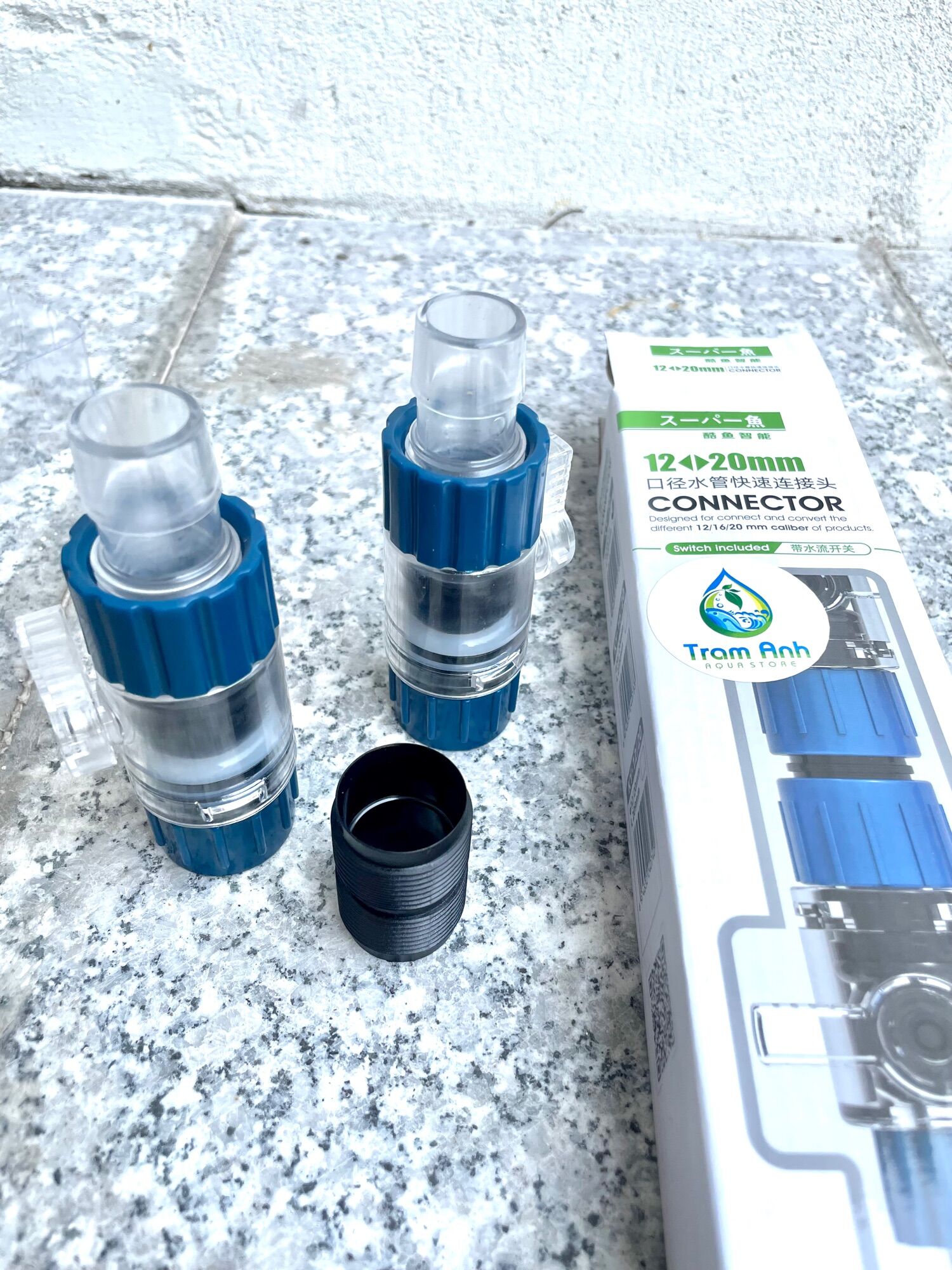 Van khoá đôi MARINE- Doubletap - Van nước cho bể cá - Thuỷ sinh