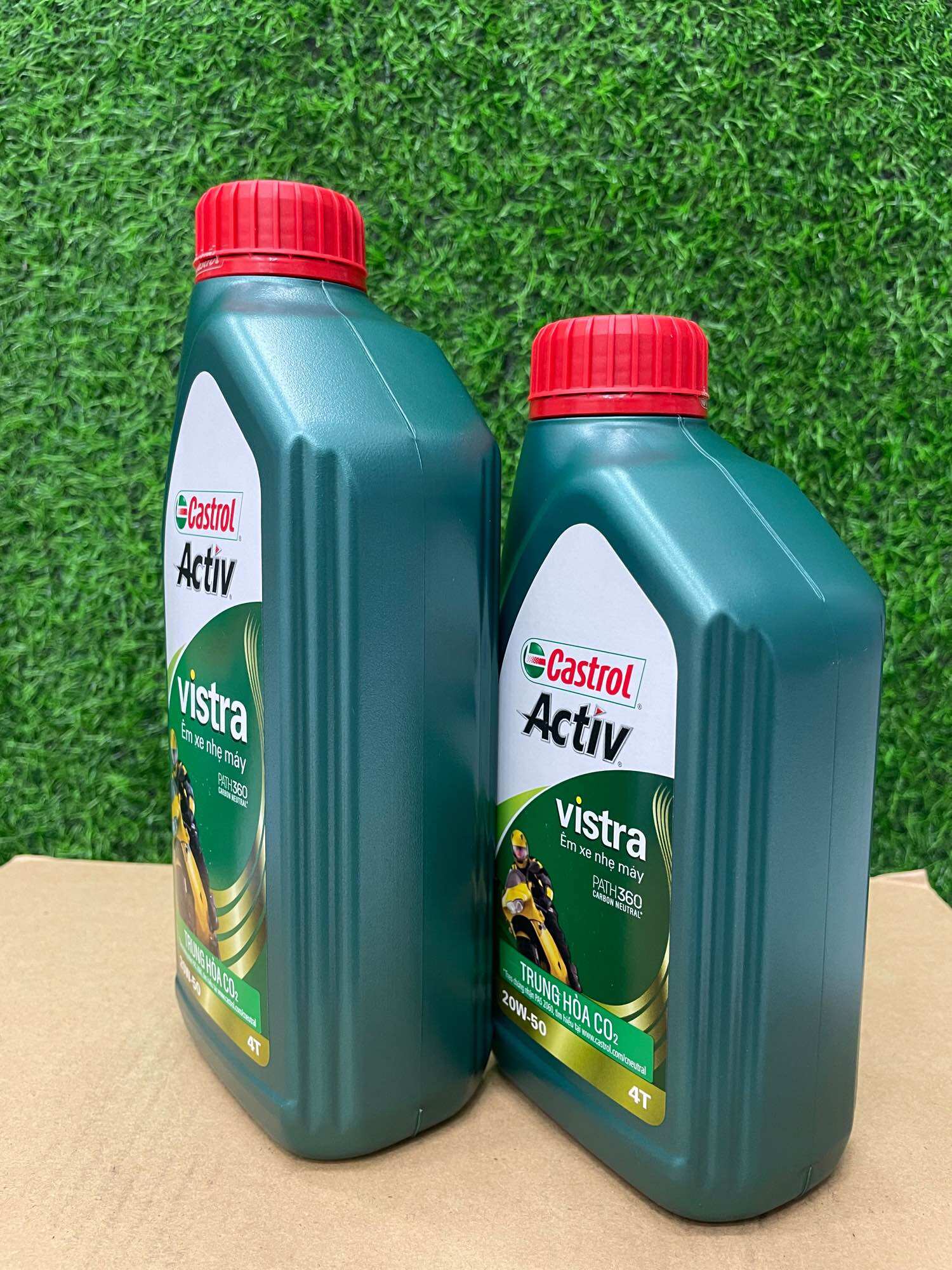 [HÀNG CHÍNH HÃNG] Nhớt Castrol Vistra 20W50 (0.8L & 1.0L) - Xe số - Xe côn