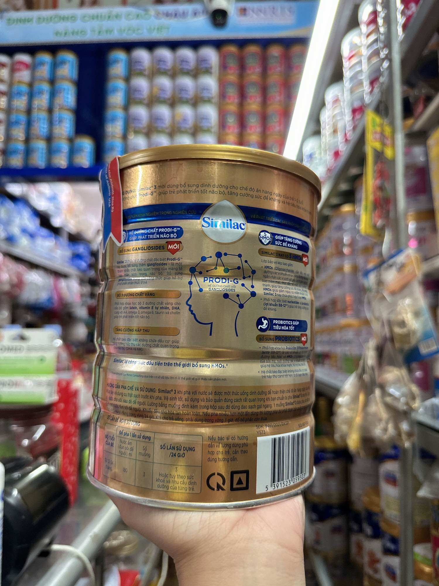 [Mẫu Mới ] Sữa Similac IQ HMO Số 1+ Cho Trẻ 1-2 Tuổi, 900g